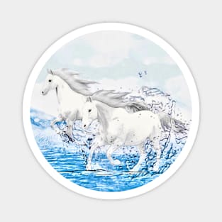 Horse Lovers Angelic Horses Magnet